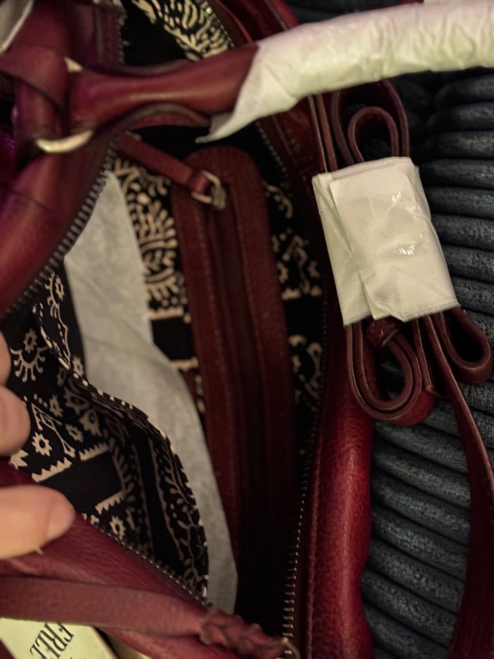 (SOLD) Free People Emerson Tote - Red Rock Color, from the We the People Line. - Picture 14 of 14